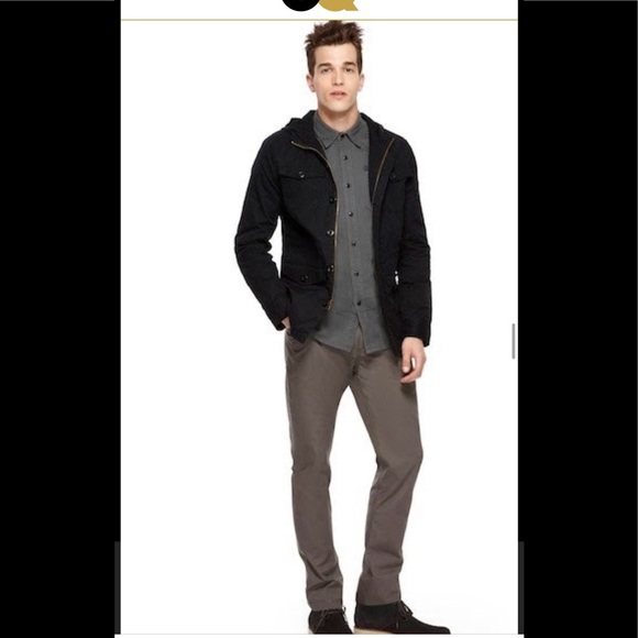 ODIN New York at target black hooded jacket mens small womens medium - Picture 8 of 8